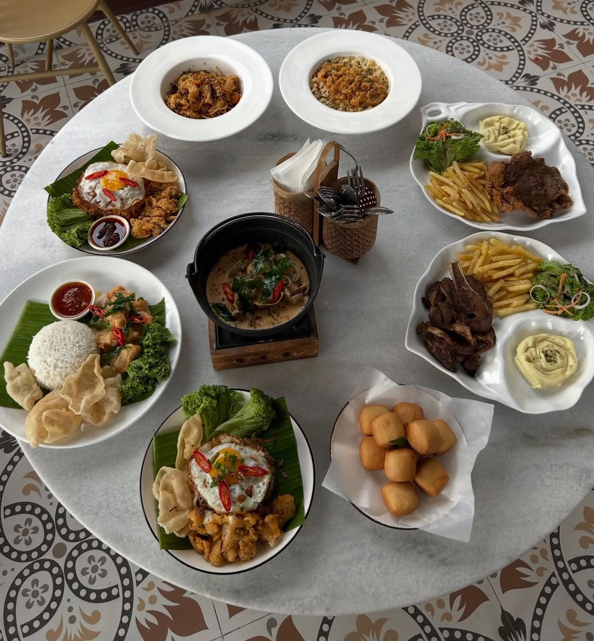 Authentic food dishes from Budaya Restaurant Menu
